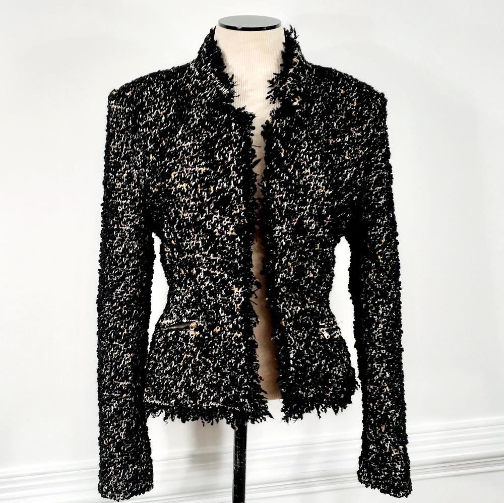 Zara Trafaluc Textured Blazer XL